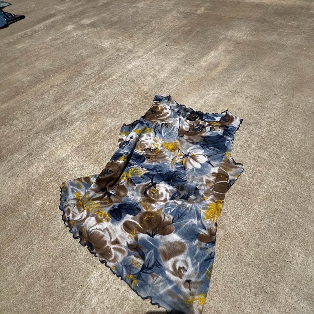 Floral Micromesh Tank